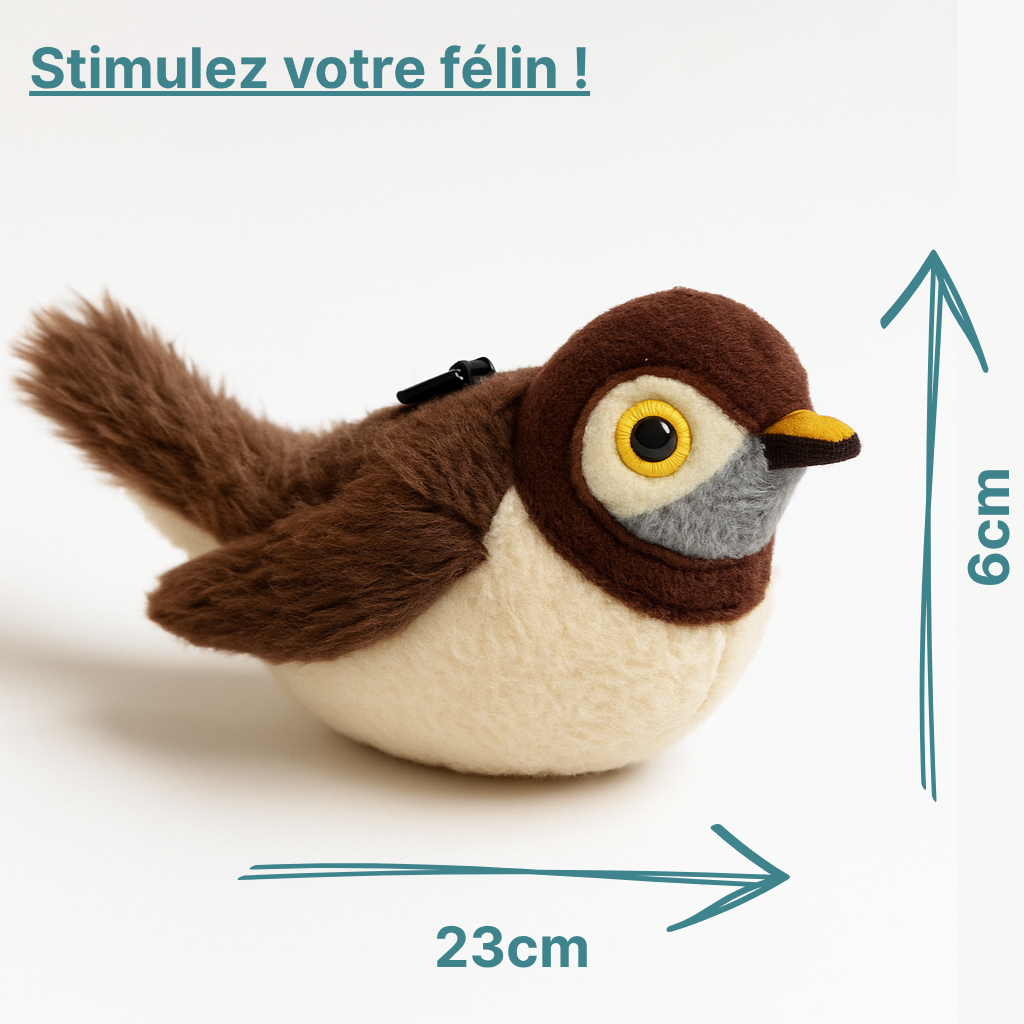 Oiseau interactif pour chat HappyTailShop