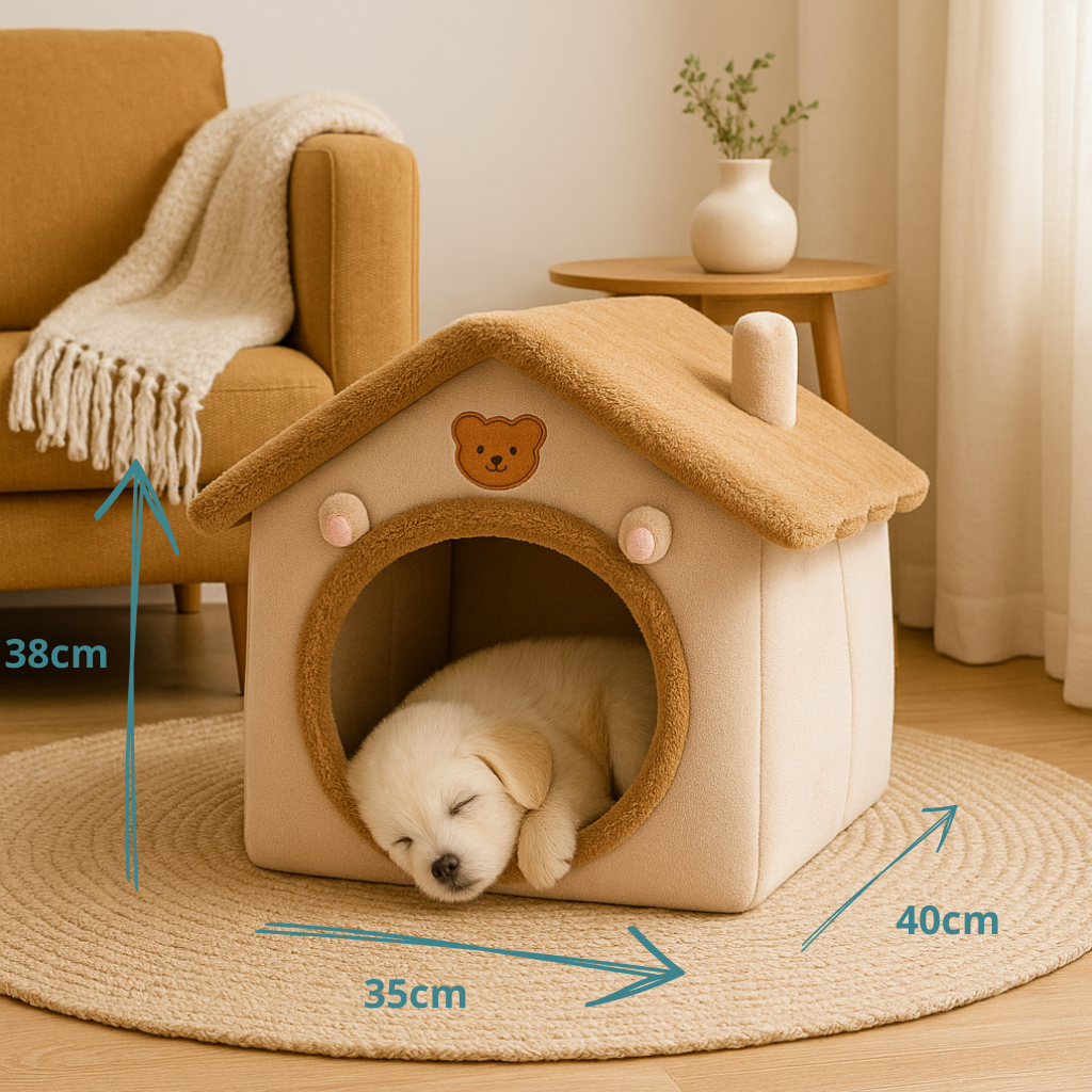 Petite niche pour chien HappyTailShop