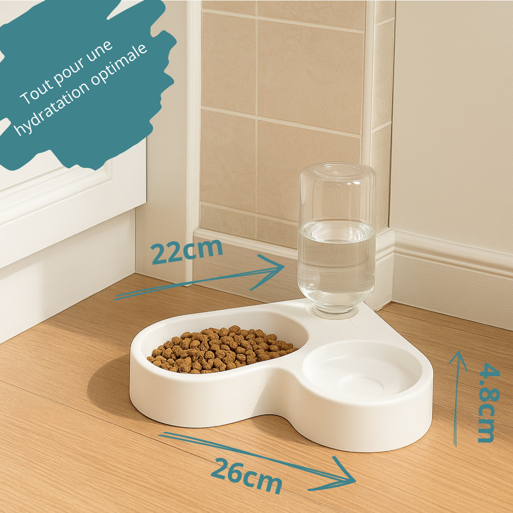 Gamelle automatique chat HappyTailShop