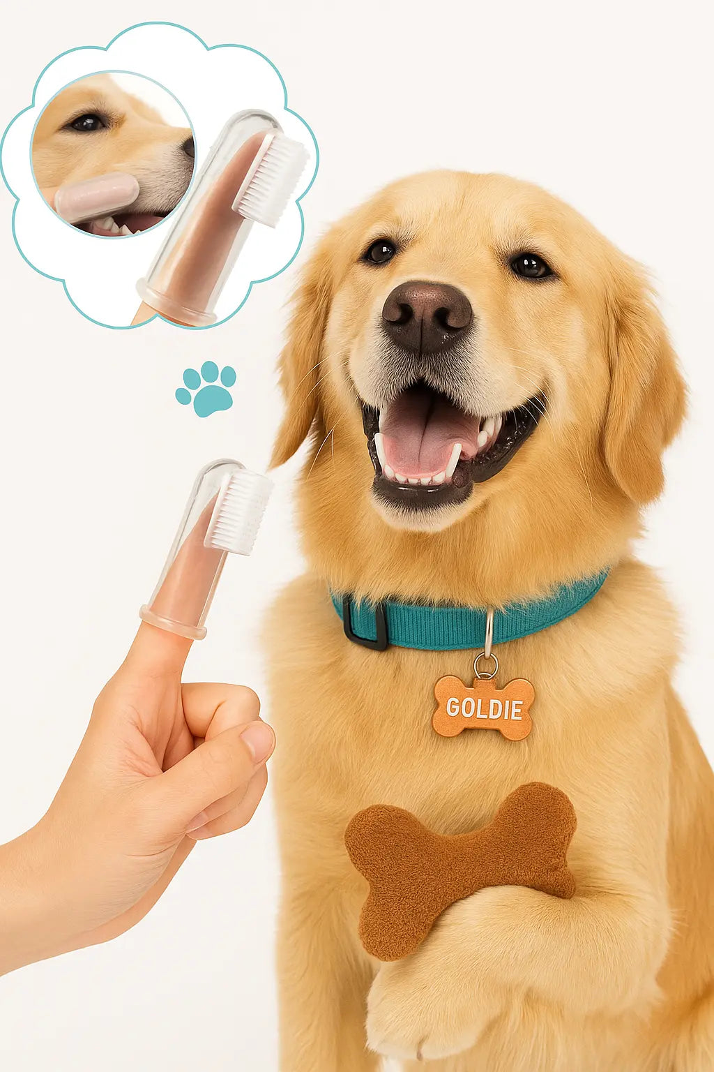 Brosse à dent pour chien