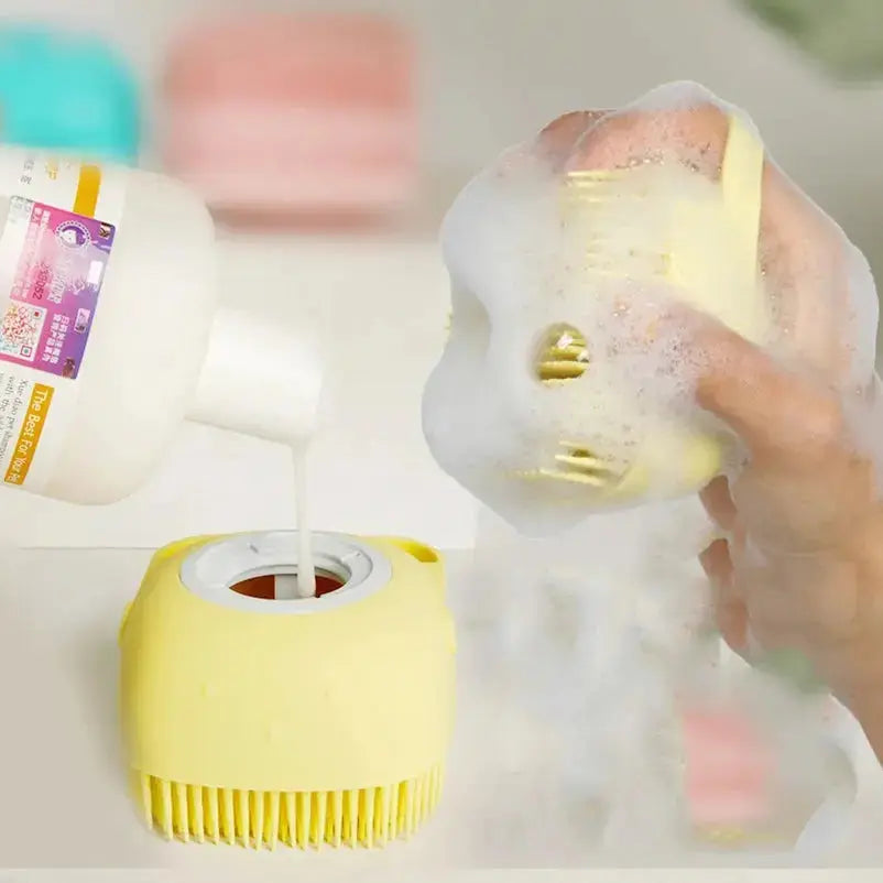 Brosse de bain pour chien
