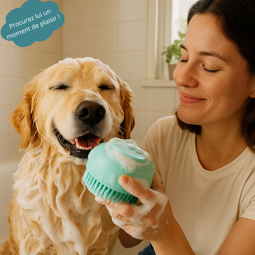 Brosse de bain pour chien HappyTailShop