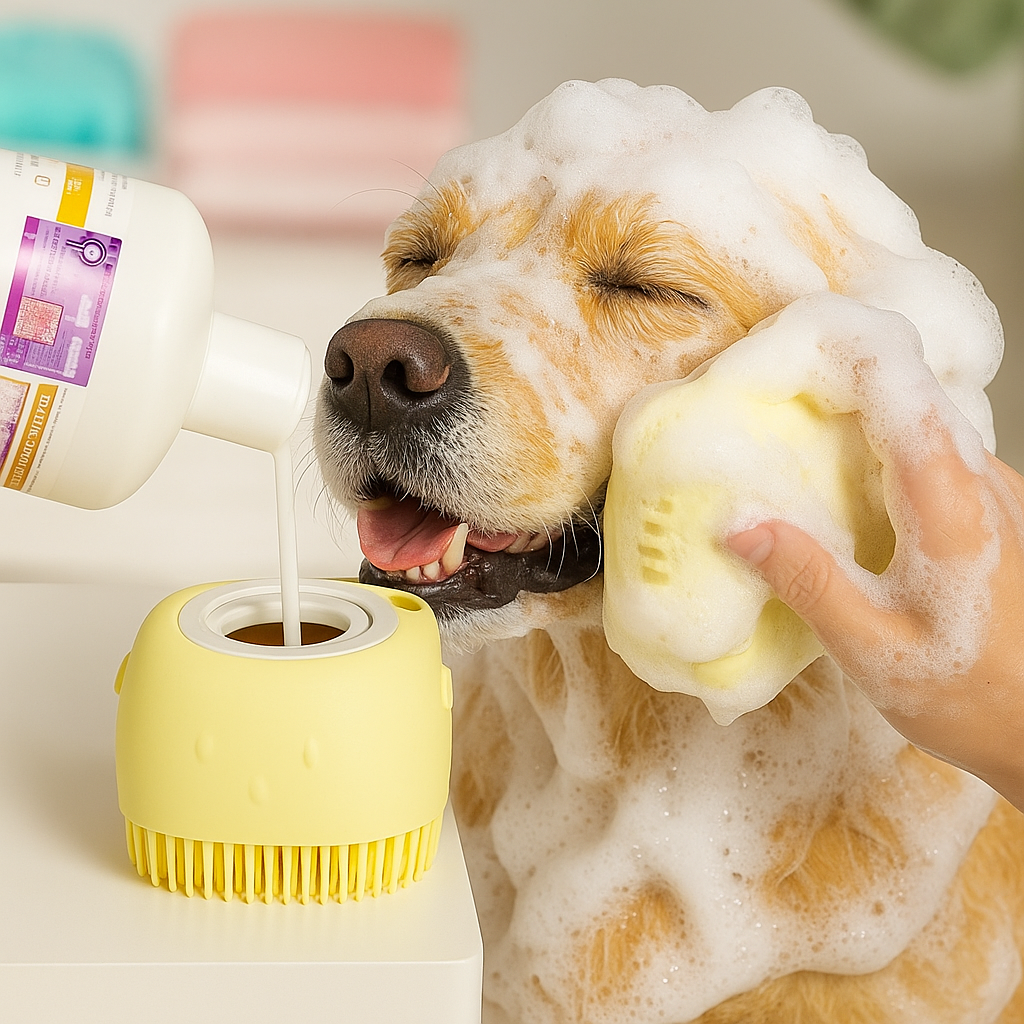 Brosse de bain pour chien HappyTailShop