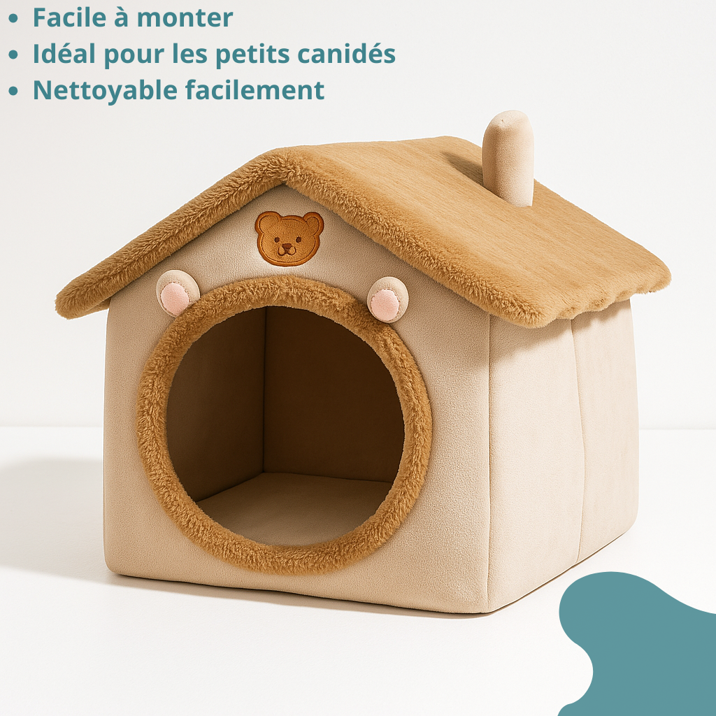 Petite niche pour chien HappyTailShop