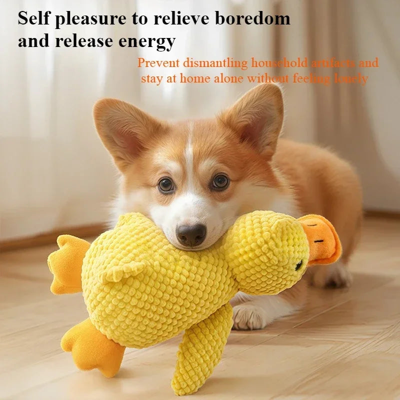 Jouets en peluche pour chiens, à mâcher grinçants, auto-entretents, jouets de dentition pour chiots, soulagement interactif Durable de l'ennui pour chiens de taille moyenne et petite HappyTailShop