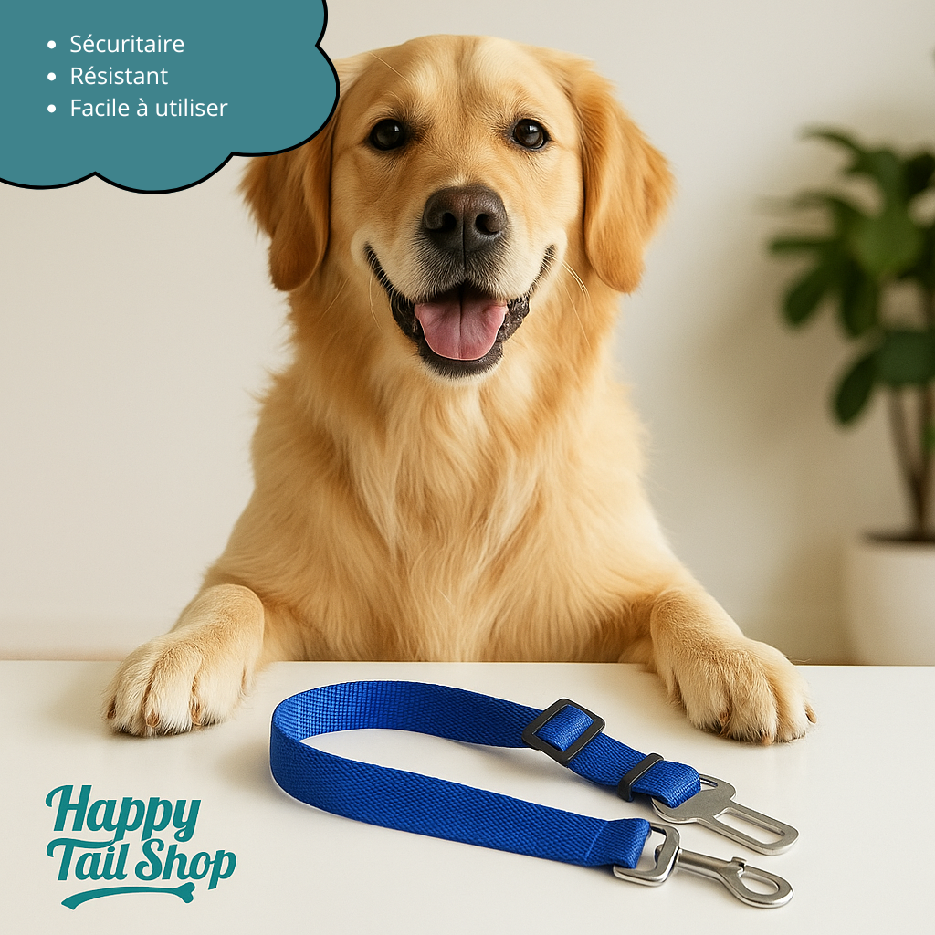 Ceinture de sécurité pour chien HappyTailShop