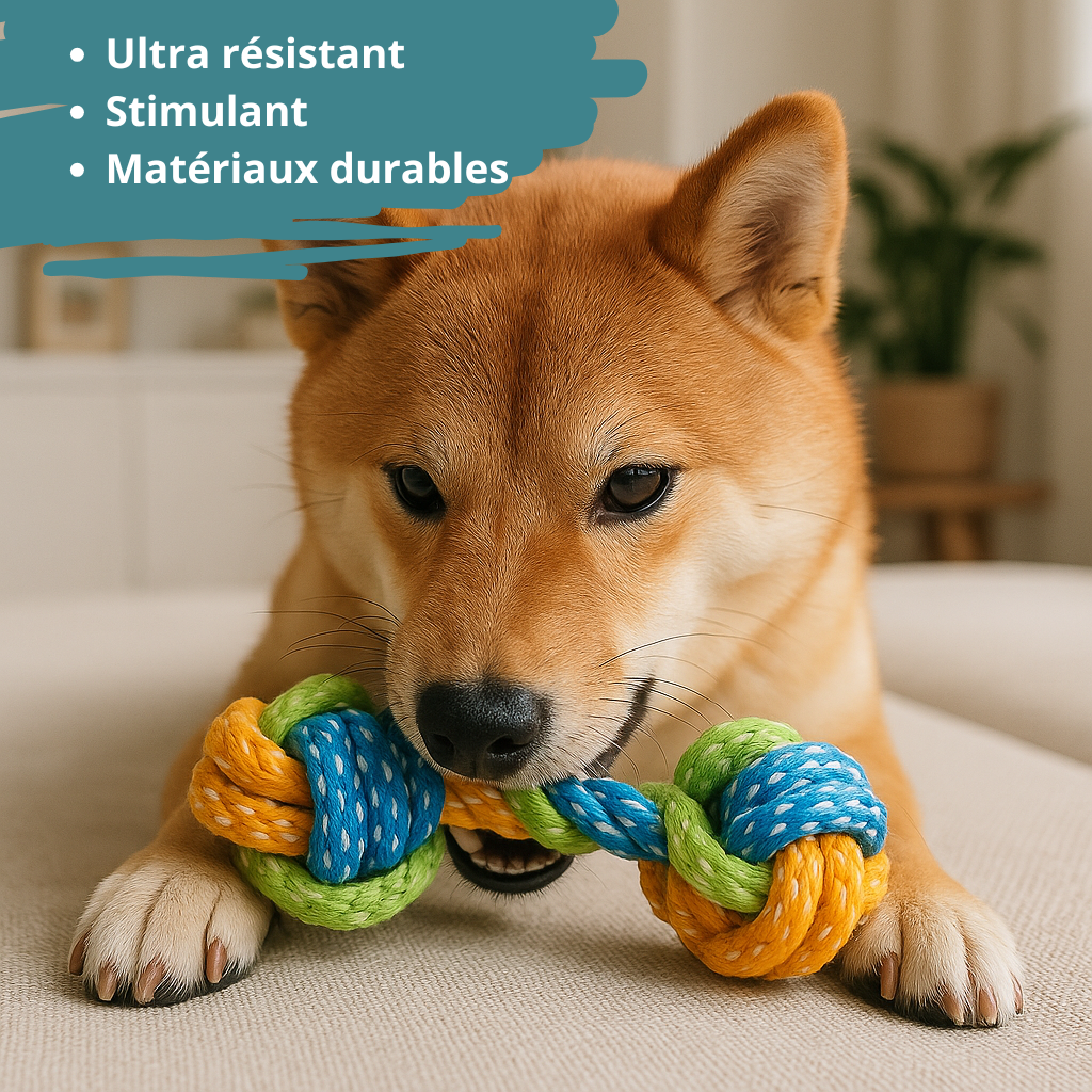 Corde jouet pour chien HappyTailShop