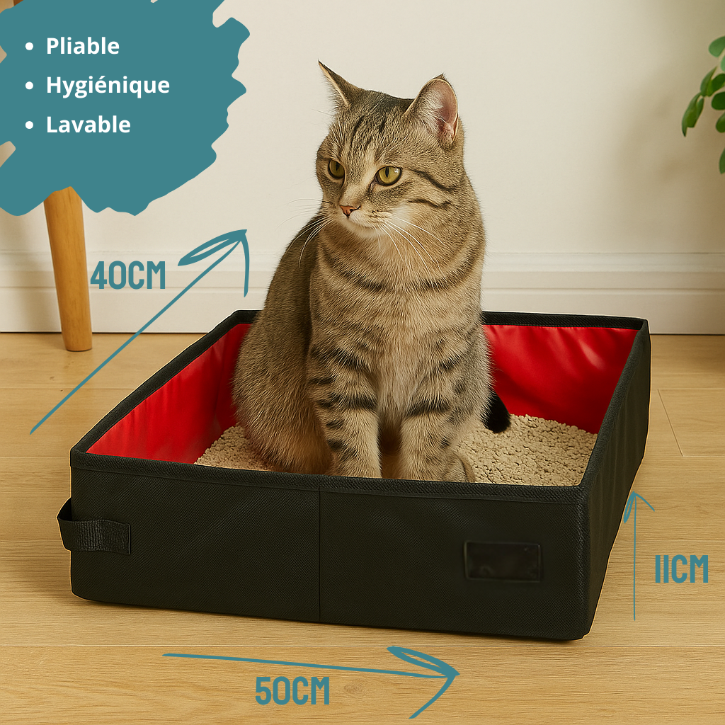 Litière pliable chat HappyTailShop