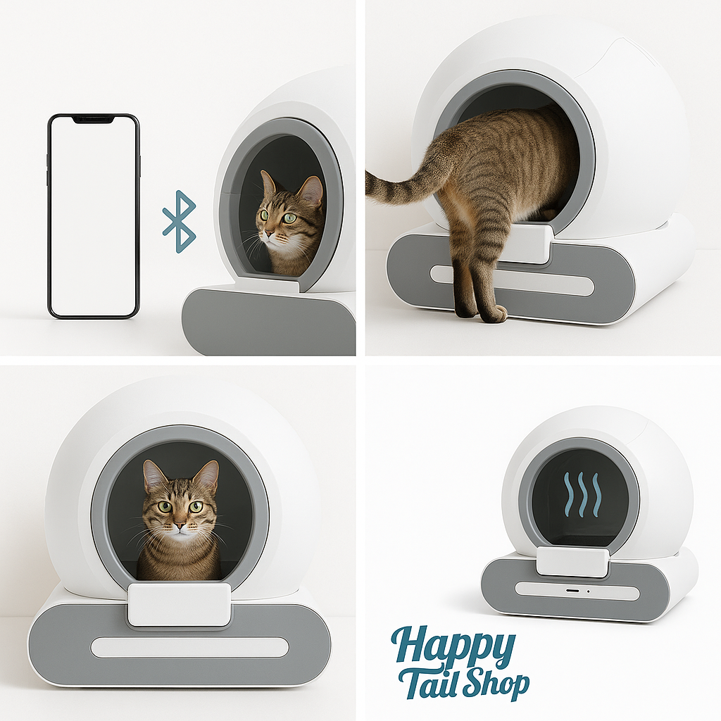 Litière pour chat automatique HappyTailShop