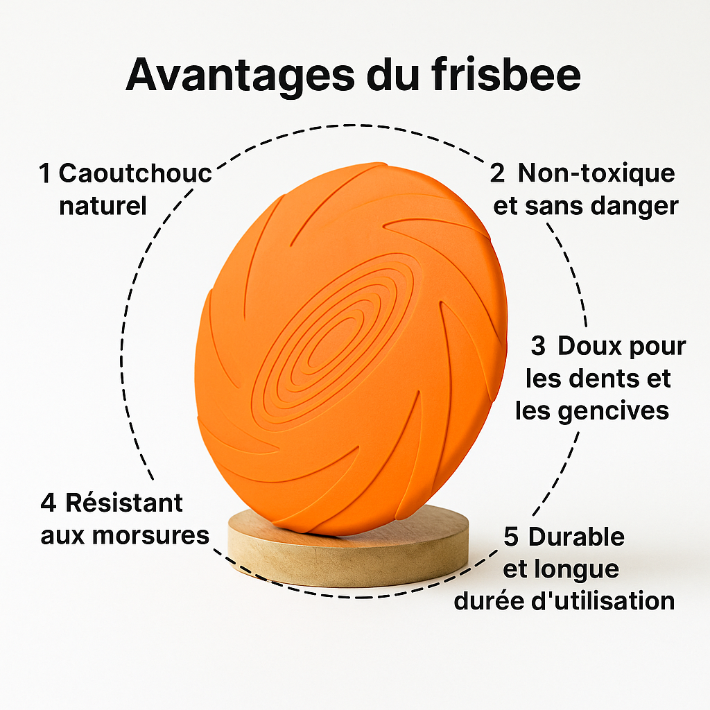 Frisbee chien HappyTailShop