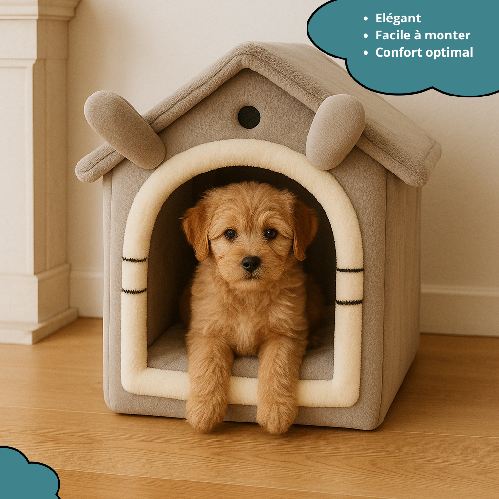 Niche maison pour chien HappyTailShop