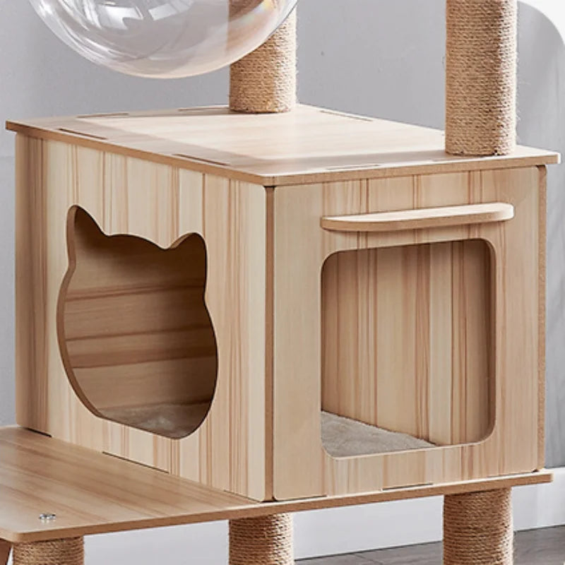 Arbre à chat corde en Sisal tour à chat grattoirs à chat poste à gratter pour chats jouets pour chat jambes de meulage cadre d'escalade multi-niveaux pour chat HappyTailShop