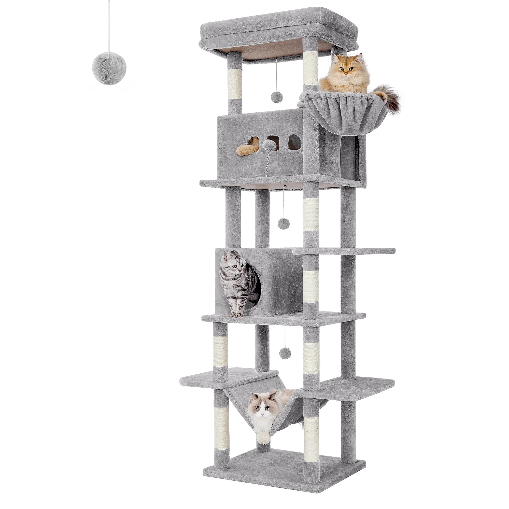 Grand arbre à chat Hzuaneri HappyTailShop